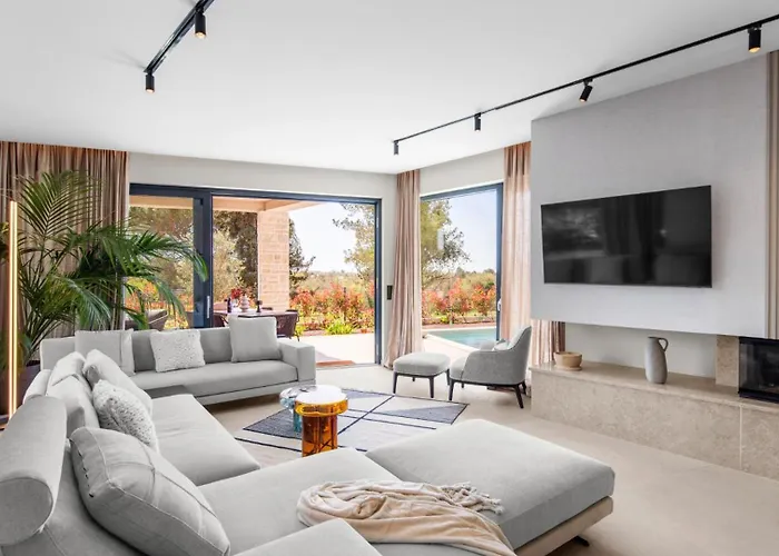 Modern Caruso With Pool In Vabriga Villa *