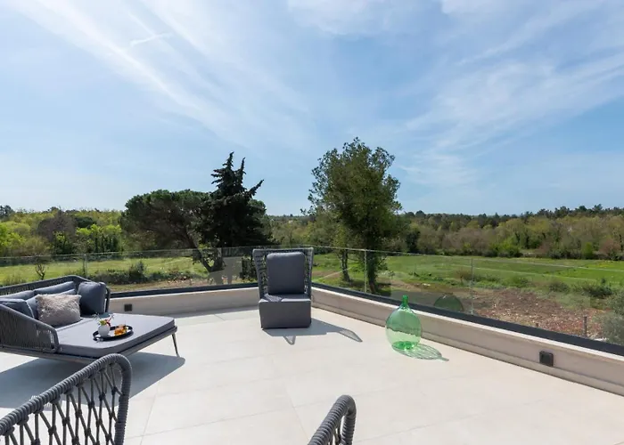 Modern Caruso With Pool In Vabriga Villa